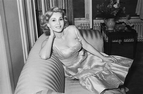 Actress Zsa Zsa Gabor Hollywood Socialite Who Was Married 9 Times