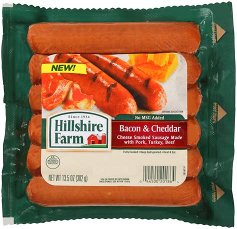 Hillshire Farm Bacon And Cheddar Sausage 135 Oz Pack Reviews 2019