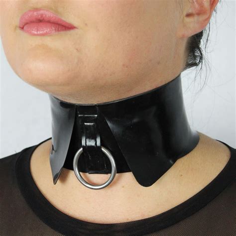 Latex High Neck Formal Collar Etsy