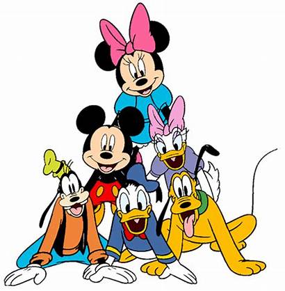 Mickey Friends Mouse Disney Clip Cartoon Disneyclips