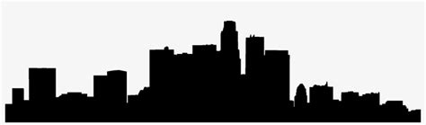 La City Skyline Silhouette At Getdrawings Los Angeles Skyline Png Png