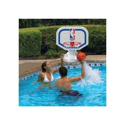Poolside Nba Basketball Hoop Game Outdoor Summer Water Fun Poolmaster