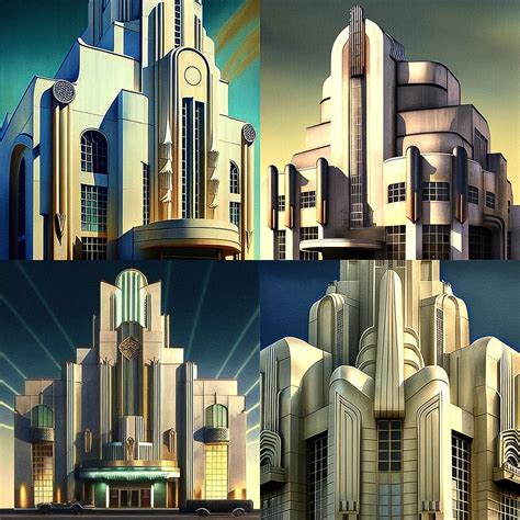 Art Deco Architecture Midjourney Style Andrei Kovalevs Midlibrary 20