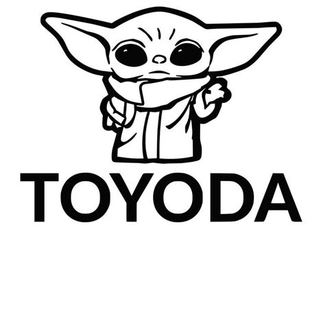 Baby Yoda Car Decal Sticker Ila Crowell