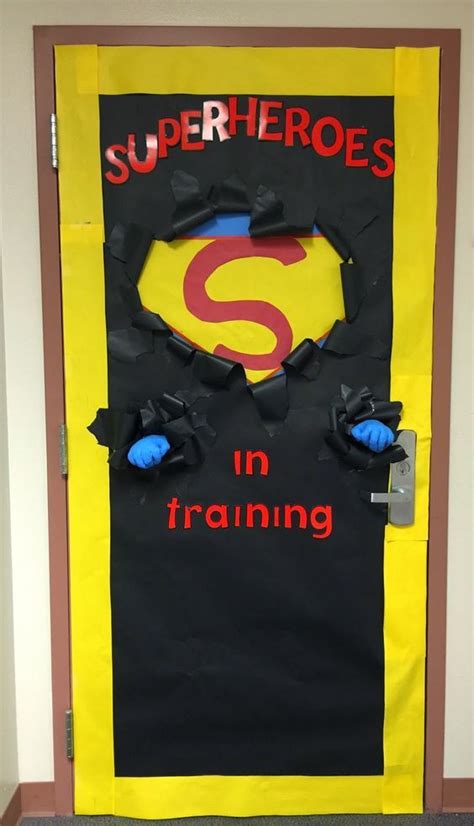 Door displays | Superhero classroom theme, Superhero classroom, Hero