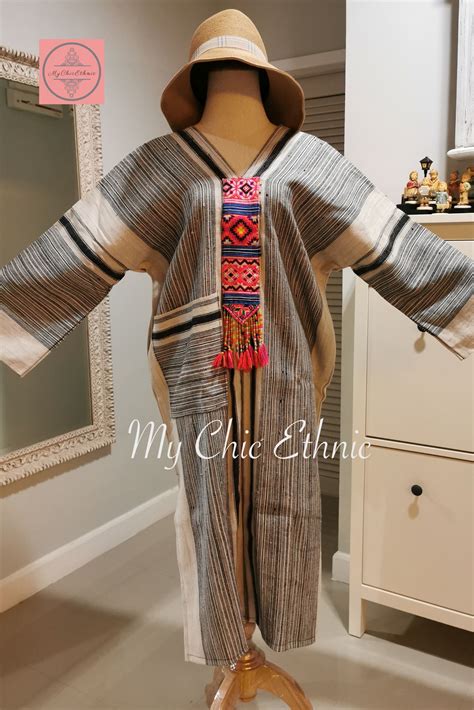Hmong Hill Tribes Handmade Clothing. Made with Hemp and decorated with ...