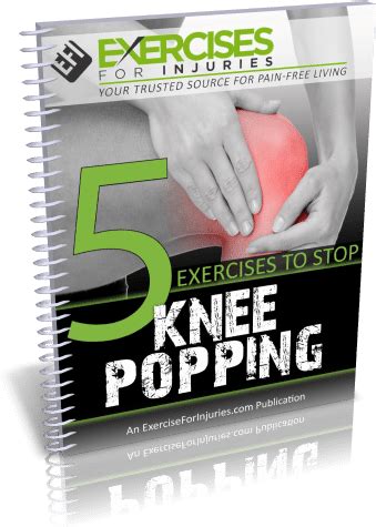 Then gently bend your knee back and forth with your palm resting over the front of the knee. 5 Exercises To Stop Knee Popping - Thank You - Exercises ...