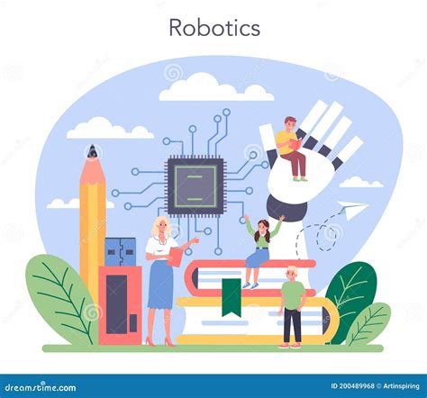Robotics School Subject Concept Robot Engineering And Programming