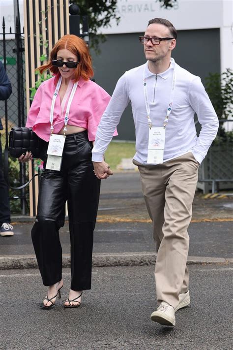 Strictlys Stacey Dooley And Kevin Clifton Stun In Rare Loved Up Joint Outing At Wimbledon