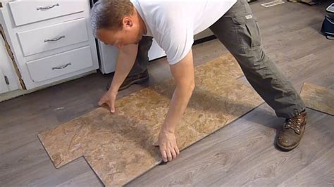 How To Install Vinyl Plank Flooring Snap Together Youtube