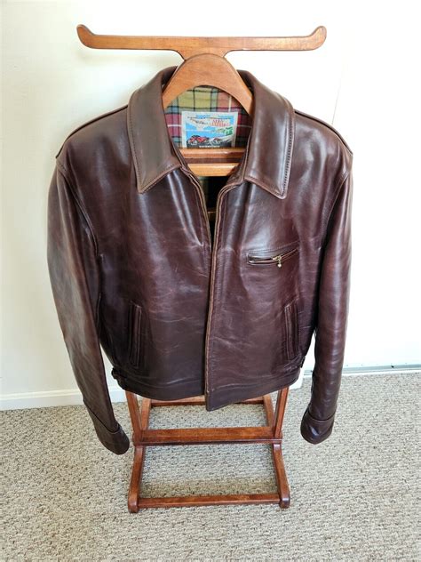 Aero Leather Horsehide Jacket Gem
