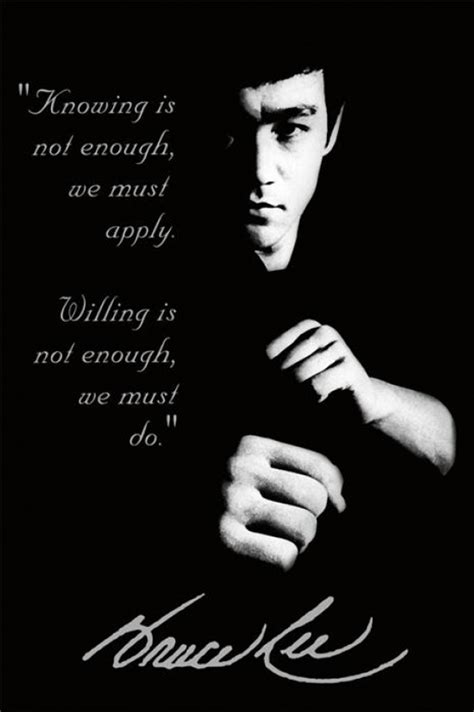 Bruce Lee Quote Poster Poster Print Item Varxps5151 Posterazzi