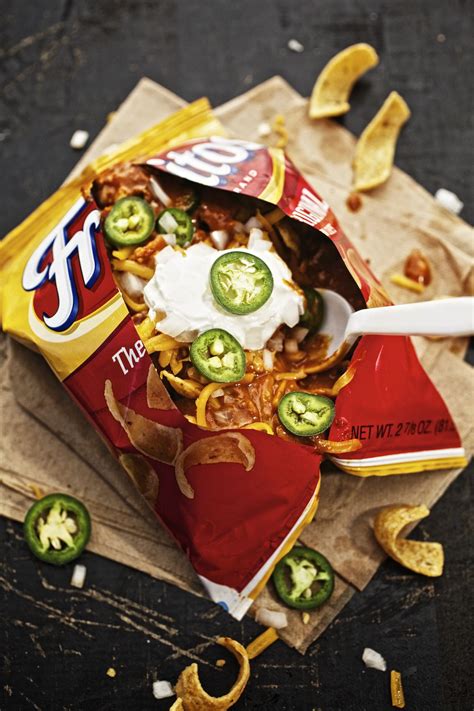 Jody Horton Photography Frito Pie Served In Fritos Bag With Toppings
