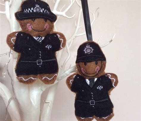 Gingerbread Man Police Officers Protecttheprotectors Police Officer