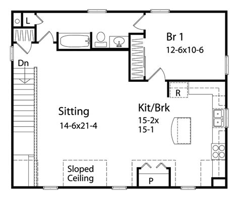 Benedict Garage Apartment Attic Flooring Floor Plans Floor Plan Layout