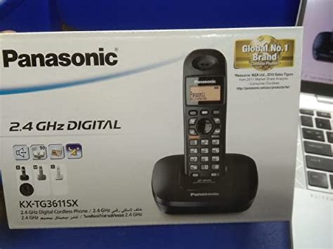 Panasonic Kx Tg3611bx Digital Cordless Landline Phone Black Shoppcart