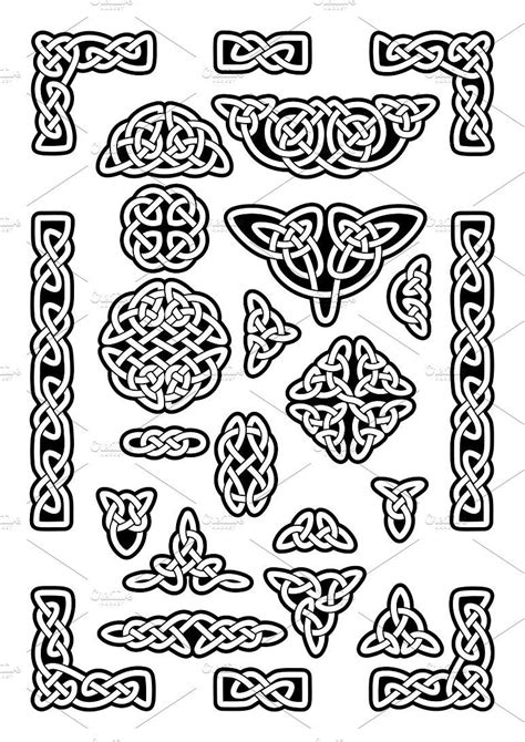 58 Celtic Knots Brushes Celtic Knot Tattoo Celtic Patterns Viking
