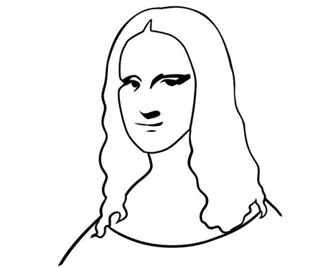 Search through 623,989 free printable colorings at getcolorings. Mona Lisa Coloring Page Printable | K5 Worksheets | Mona ...