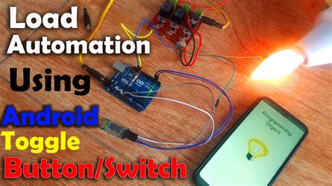 Android Toggle Button For Automation Using Arduino And Bluetooth