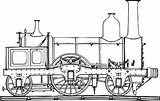 Train Steam Coloring Draw Netart sketch template