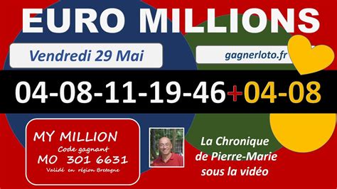 Résultats Euromillions Du Vendredi 27 Mai 2022 - EUROMILLIONS TIRAGE GAGNANT VENDREDI 29 MAI 2020 - YouTube