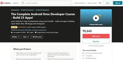 8 Best Android App Development Course In 2024 For Beginners