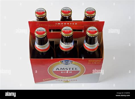 Amstel Beer Six Pack Stock Photo Alamy