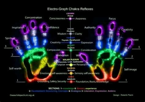 Chakra Hand Chart Energy Healing Chakra Reiki Healing
