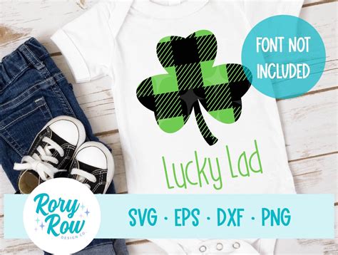 Gingham Shamrock Svgshamrock Pngst Patricks Day Svgshamrock T