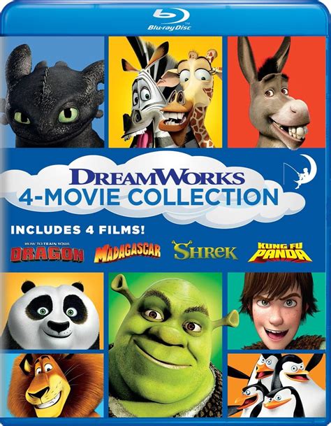 Dreamworks 4 Movie Collection Blu Ray Dhd Uk Dvd And Blu Ray
