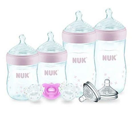 Nuk Simply Natural Baby Bottle Newborn T Set Pink Nuk Natural