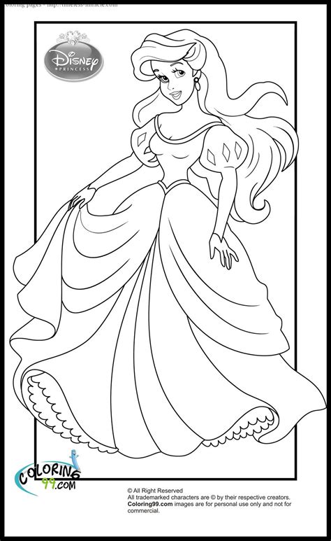 Ariel princess coloring pages - timeless-miracle.com
