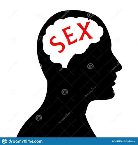 Thinking Sexsex On Brain Illustration Stock Illustration