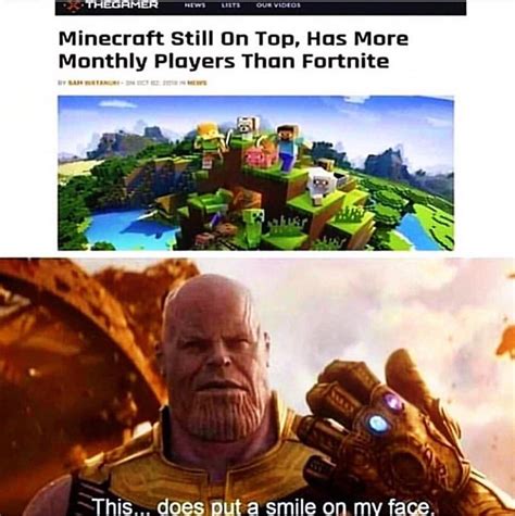 Reason Why Mincraft Is Still On Top Most Hilarious Memes