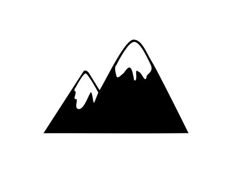 Mountain Outline Svg Cricut