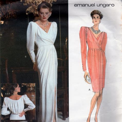 Ungaro Designer Gown Etsy