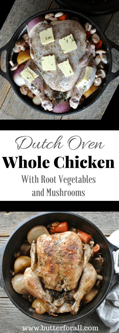 Put chicken, onion and curry powder into 6 quart dutch oven. Dutch Oven Whole Chicken With Root Vegetables And ...