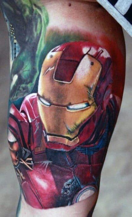 70 Iron Man Tattoo Designs For Men Tony Stark Ink Ideas