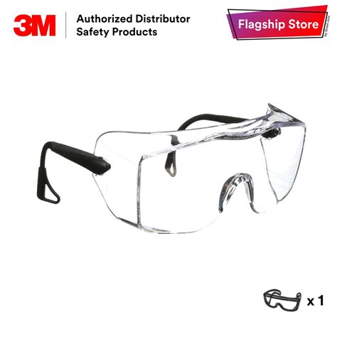 3m ox 2000 safety eyewear 12166 glasses over spectacle ox2000 anti fog lens [clear