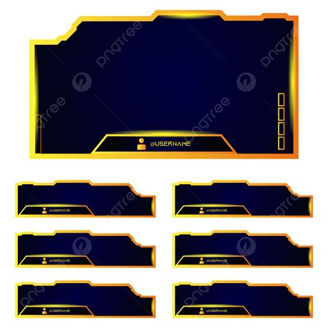 Twitch Stream Panels Vector Png Images Twitch Stream Panel Design With