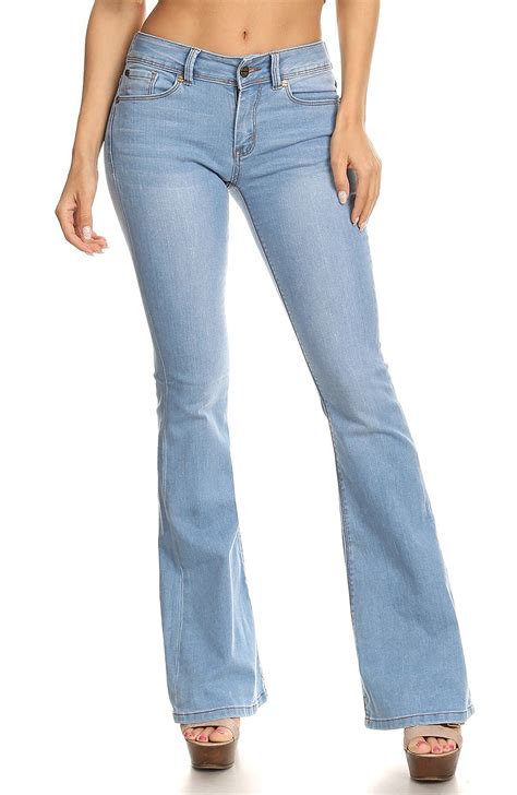 Classic Premium Denim Flare Bootleg Bootcut Jeans Ebay