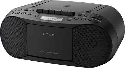 Radio Cd Player Sony Cfd S70b Aux Cd Tape Recording Mode Black
