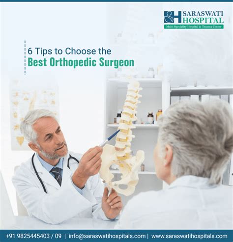 Amazing Tips To Choose The Best Orthopedic Surgeon Saraswati Hospital