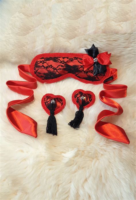 Eye Mask And Tassel Set At Starlinelingerie Starlinelingerie Shop