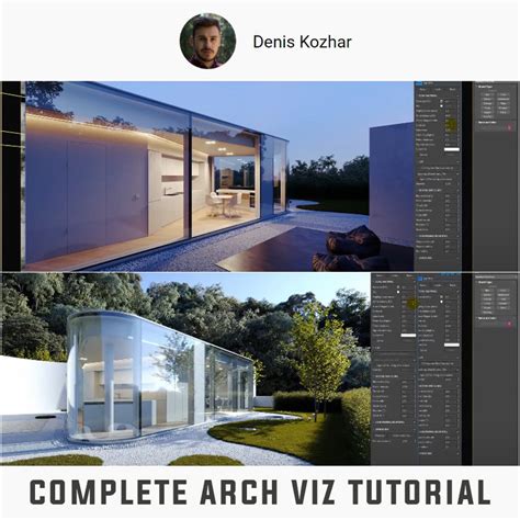 Denis Kozhar Complete ArchViz Exterior Tutorial In 3DS Max Corona