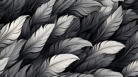 Premium Photo Owl Feathers Texture Seamless Pattern