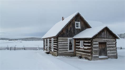 Free Images Snow Cold Winter Fence Architecture Farm House