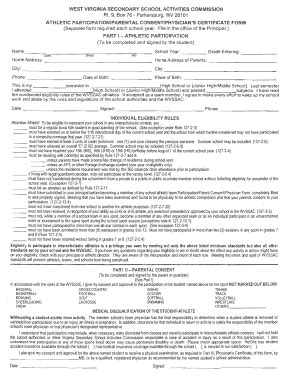 It is important to identify any camp coordinator can use this sports camp registration pdf template. Cabell County Sports Physical Form - Fill Online ...