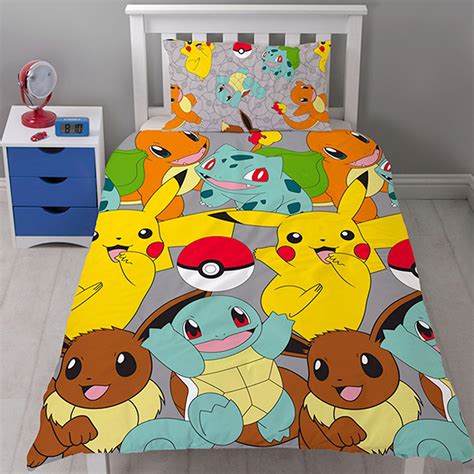 Shop pokemon home's bedding at up to 70% off! POKEMON CATCH ROTARY DUVET COVER SET NEW - KIDS BEDDING
