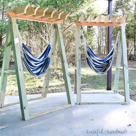 Ultimate Hammock Chair Stand With Pergola Top Hammock Chair Stand